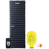 NEMO Equipment Tensor Extreme Sleeping Pad-Black/Birch Bud/Citron-Long Wide | Ultralight, Insulated, Made for Extreme Cold, Mountaineering, Trekking
