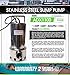 Submersible Clean/Dirty Water Sump Pump 1.5HP w/water level sensor (4 ON/OFF positions, no external float switch) 4860GPH, 26'Head, Thermal Protector, Stainless Steel, Copper Winding - Schraiberpump