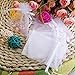 3x4 White Organza Wedding Party Favor Bags- Package of 100 by JASSINS