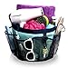 Fancii Portable Mesh Shower Caddy Tote for College Dorm, Quick Dry, 7 Large Storage Pockets & Key Hook - Hanging Bath & Toiletry Organizer Bag, Travel, Gym & Camping