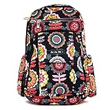 Ju-Ju-Be Classic Collection Be Right Back Backpack Diaper Bag, Dancing Dahlias