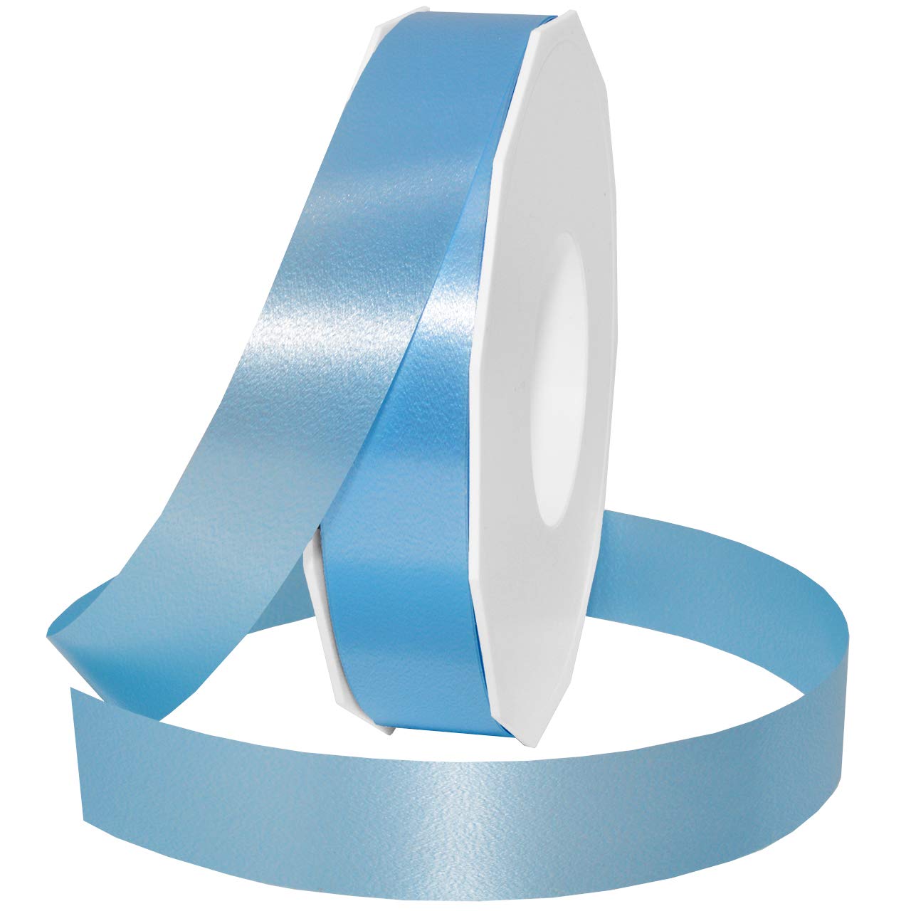 PRÄSENT - America Curling Ribbon Light Blue 25 mm width, 91 m length — image 1