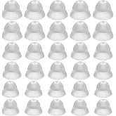 Tondiamo 30 Pcs Hearing Aid Domes Silicone Ear Tips for Resound,White | Dome Closed Design for Secure Fit, Compatible with Resound Devices, Soft Silicone Material, Replacement Eartips Accessory