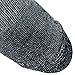 Working Person's 689 Black 4-Pack Merino Wool Hiking Socks - Made In The USA (Large)