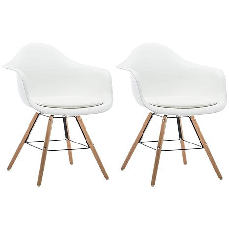 Weißer Stuhl Mit Armlehne