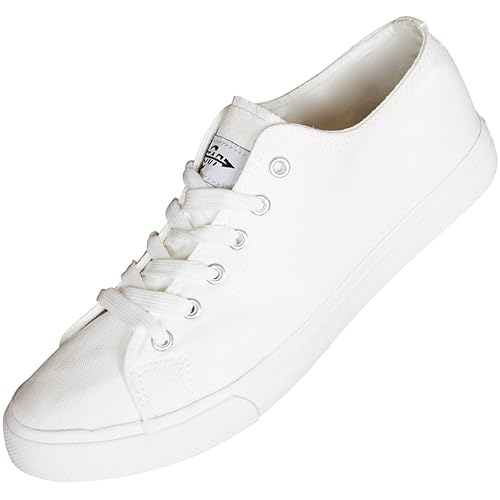 mens white canvas tennis shoes