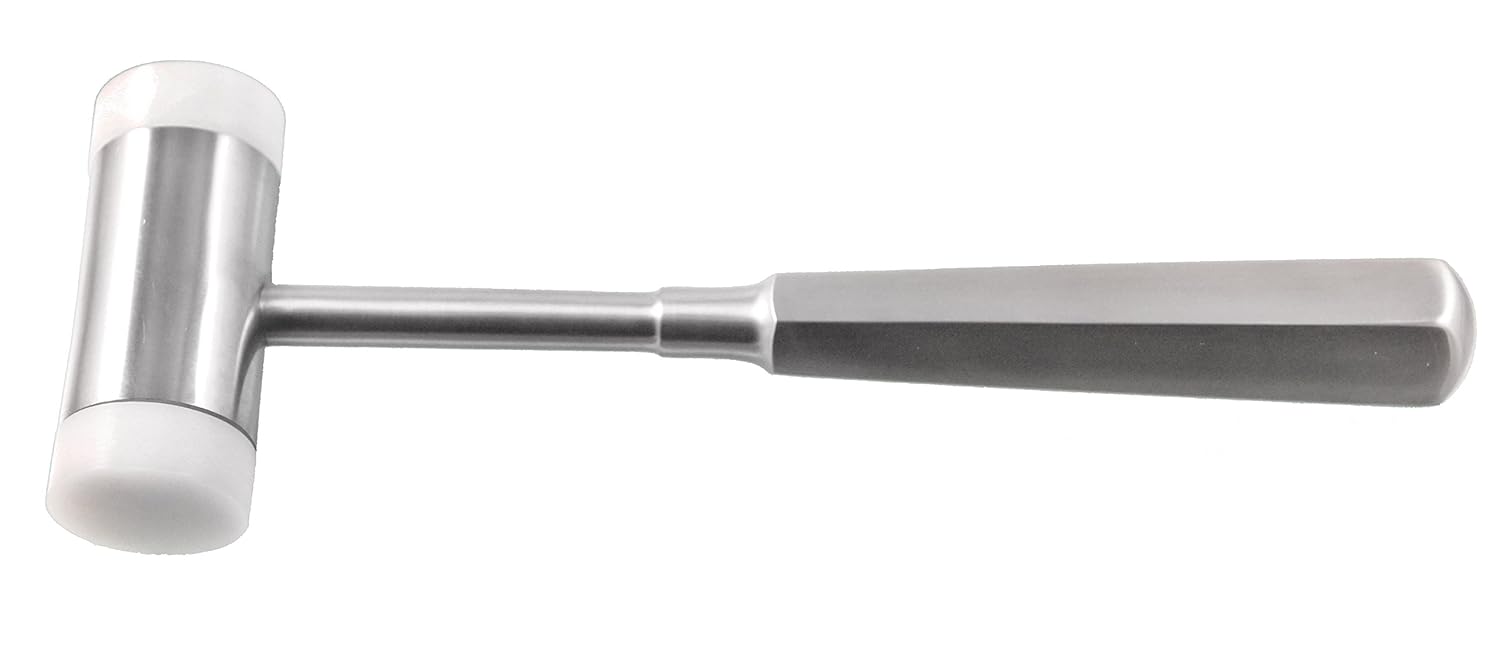 Dental Mallet, 2 Sided Nylon Face Premium Dental Instrument