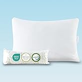 Sijo FlexCool Shredded Memory Foam Pillow - Adjustable Loft Pillow with Cooling Surface - Good Housekeeping 2025 Bedding Award Winner - CertiPUR-US - Medium Firm for Back, Side, Stomach Sleeper (King)