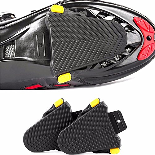 YHOUSE Bike Bicycle Shoe Cleat Rubber Cover Set, Cycling Protector for Shimano SPD-SL Pedal Cleats Systems - Thumbnail 5