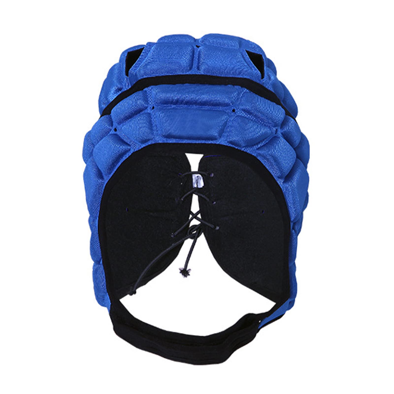 Football Rugby Headguard Soft Padded Rugby Headgear Soccer Head Protective Gear Multi-Sprots Padded Adjustable Helmet with Chin Strap for Youth Junior