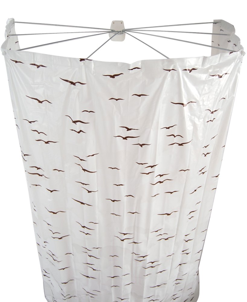 RIDDER Sylt Replacement Foil Shower Curtain 100% PEVA Beige Approx. 210 x 170 cm