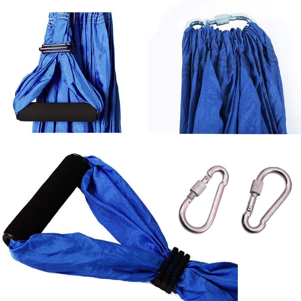 CleanDell Yoga Hammock Set Aerial Silk Yoga Set Safe Deluxe Aerial Kit Antigravity yoga Swing/Sling/Inversion Tool