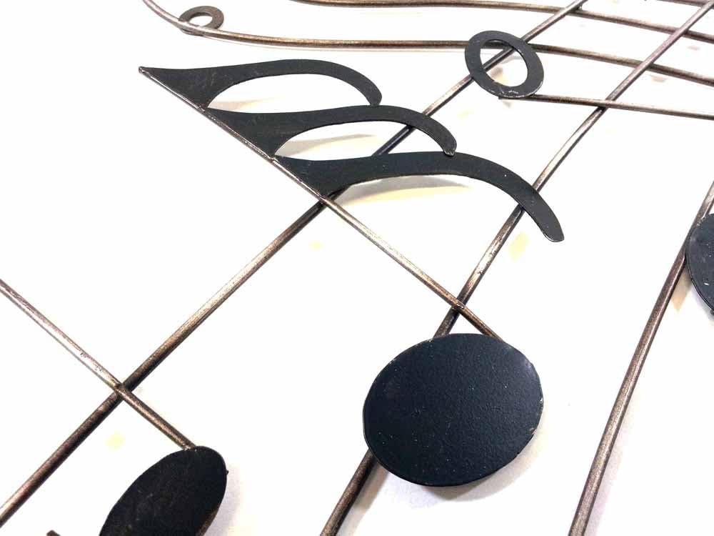 SK NEW Metal Wall Art Décor - Lightweight Scroll - Music Sweep Score - Image 5