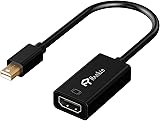 Mini DP to HDMI, Rankie Gold Plated 1080P Mini DisplayPort (Thunderbolt Port Compatible) MiniDP to HDMI HDTV Male to Female Converter Adapter (Black) - R1130