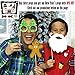 Christmas Inflatable Frame and Photo Booth Props – NO DIY Required Attached to The Stick – Fun Holiday Party Decorations for All Family – Great Theme Party Kit (Christmas Props)
