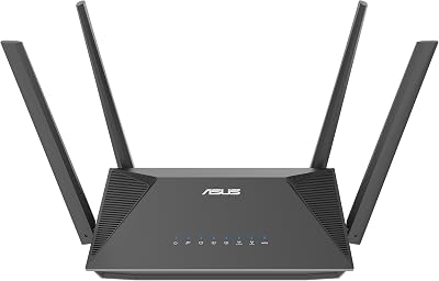 ASUS RT-AX52 AX1800 Dual Band WiFi 6 Router AiMesh Parental Control VPN