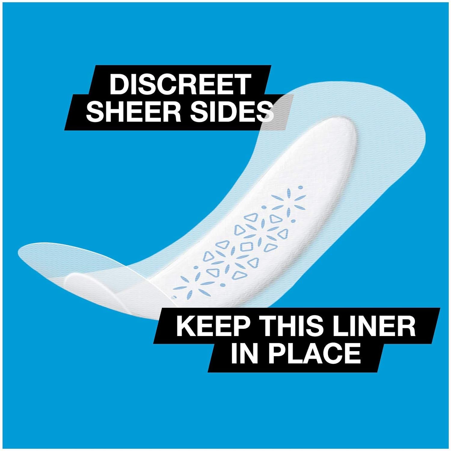 U by Kotex Barely There Liners, Light Absorbency, Regular, Fragrance-Free, 100 Count: Health & Personal Care