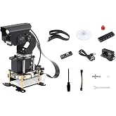 Waveshare 360&deg; Omnidirectional High-Torque 2-Axis Expandable Pan-Tilt Camera Module, Compatible with Raspberry Pi 4B / 5, Driven By Serial Bus Servos, Based On General Driver Board for Robots