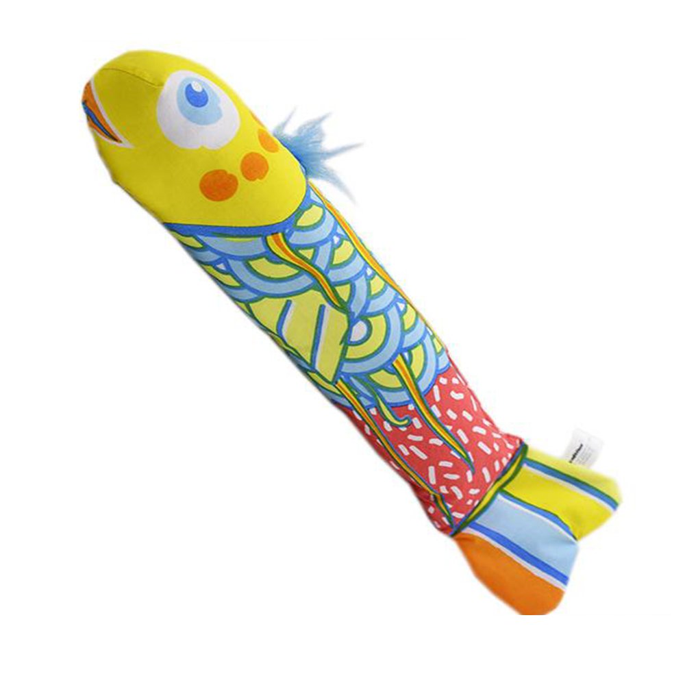 ThxMadam Catnip Cat Toys, Interactive Cat Toy Fish Cat Pillow Cat Scratcher Chew Crinkle Toys with Catnip for Indoor Kitten