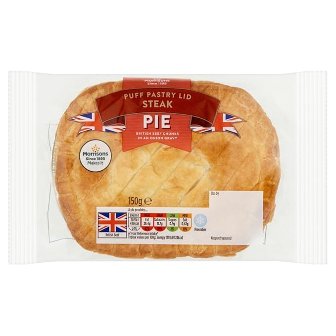 Morrisons Steak Pie, 150g Amazon.co.uk Grocery