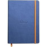 Rhodia Rhodiarama Webnotebook - Lined 96 Sheets - 5 1/2 x 8 1/4 - Sapphire Cover