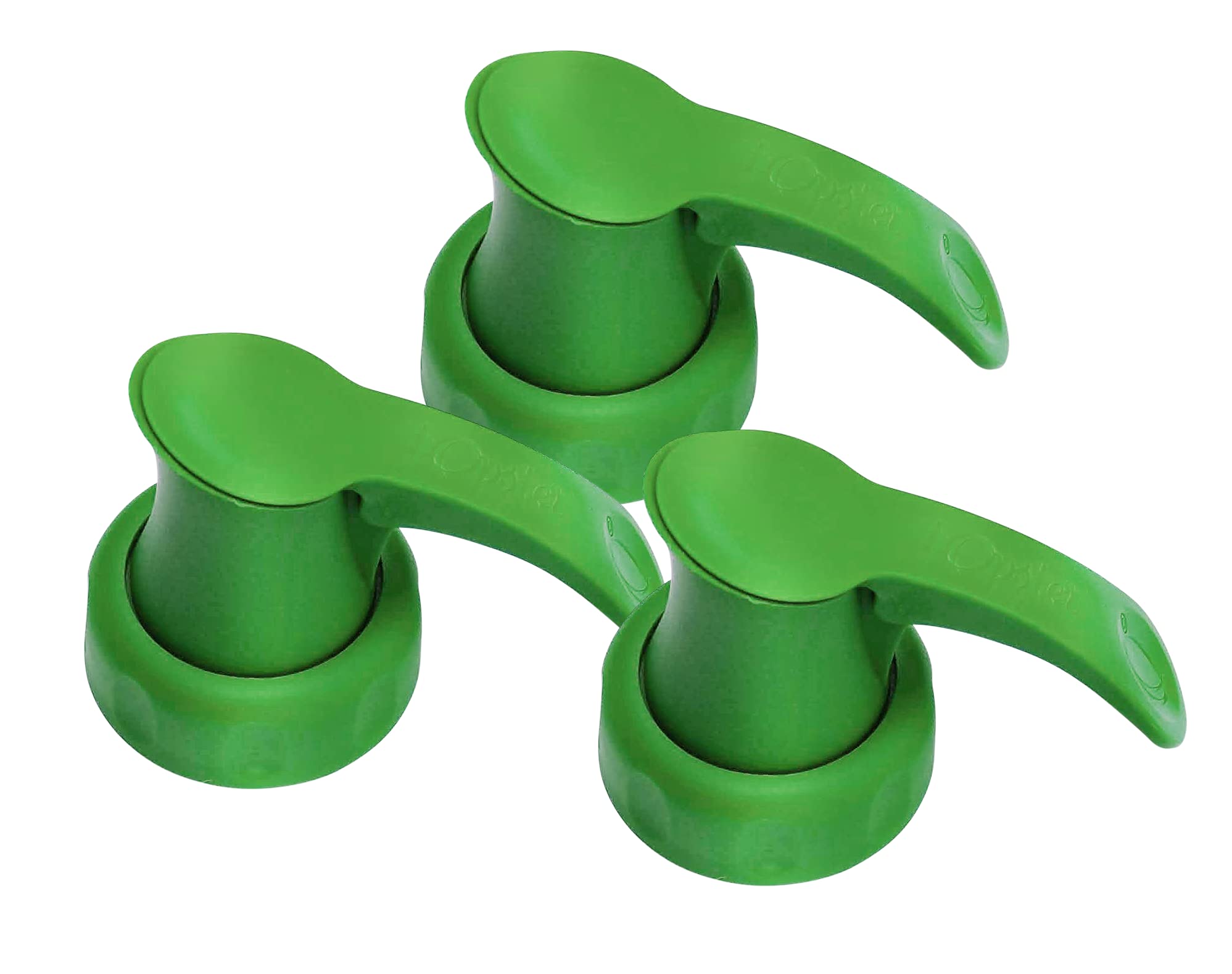 Topster C&B 3 x Reusable Milk Pourer. 3 x Green. Fits most plastic milk bottles.