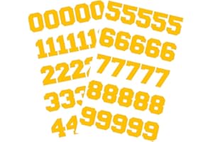 Sports Helmet Numbers 1" by Chalkallaboutit® Baseball, Hockey, Football and Lacrosse