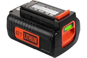 energup 40Volt 3Ah Battery for Black and Decker 40V Battery MAX Lithium LBX2040 LBXR36 LBXR2036 LST540 LCS1240 LBX1540 LST136W for Black+Decker 40V Lithium Battery