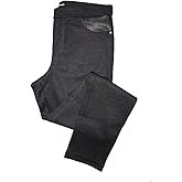 DKNY Pull On Ponte Pant (CHA Charcoal, XS)