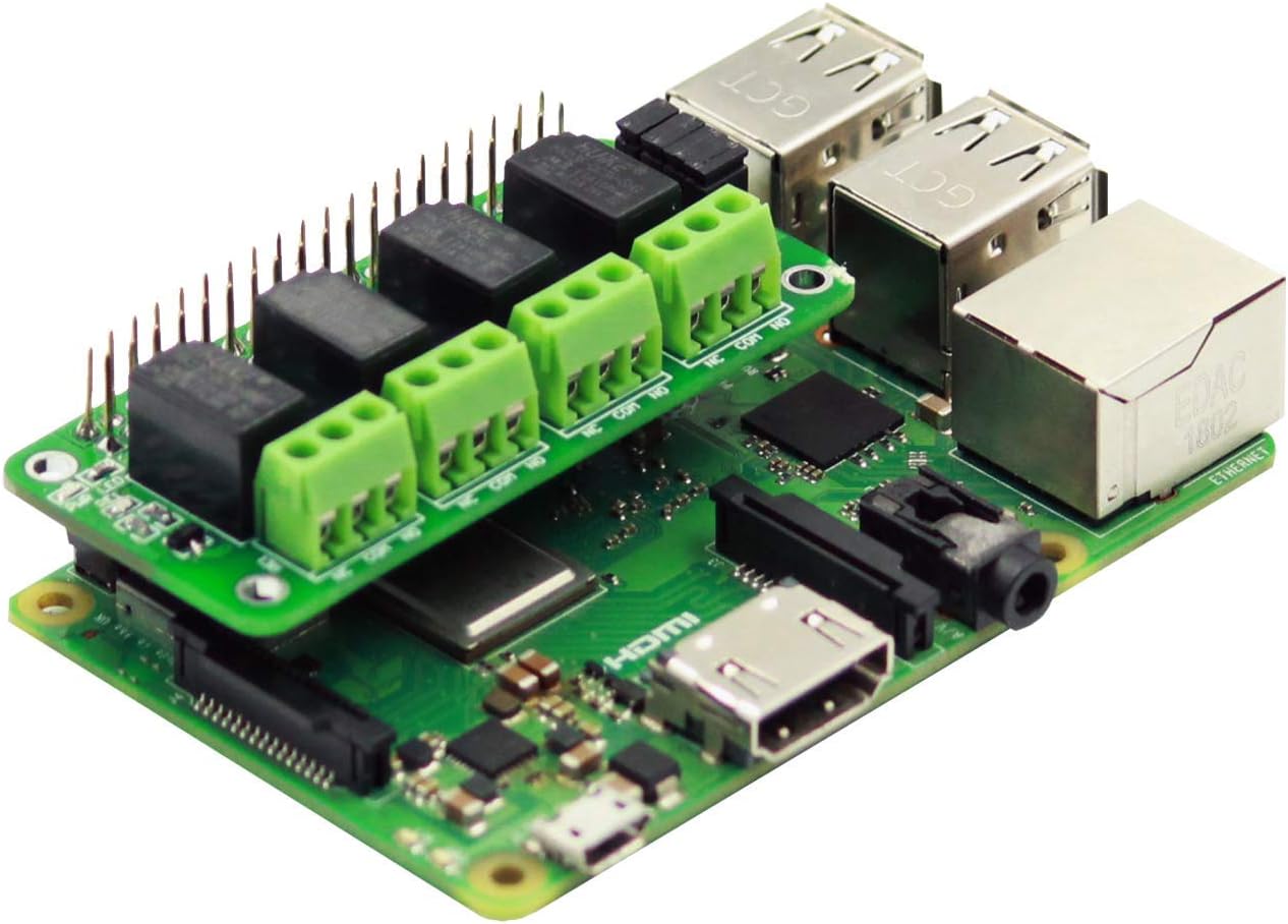 Power Relay Module for Raspberry Pi sb components Relay 4 Zero 3V 4
