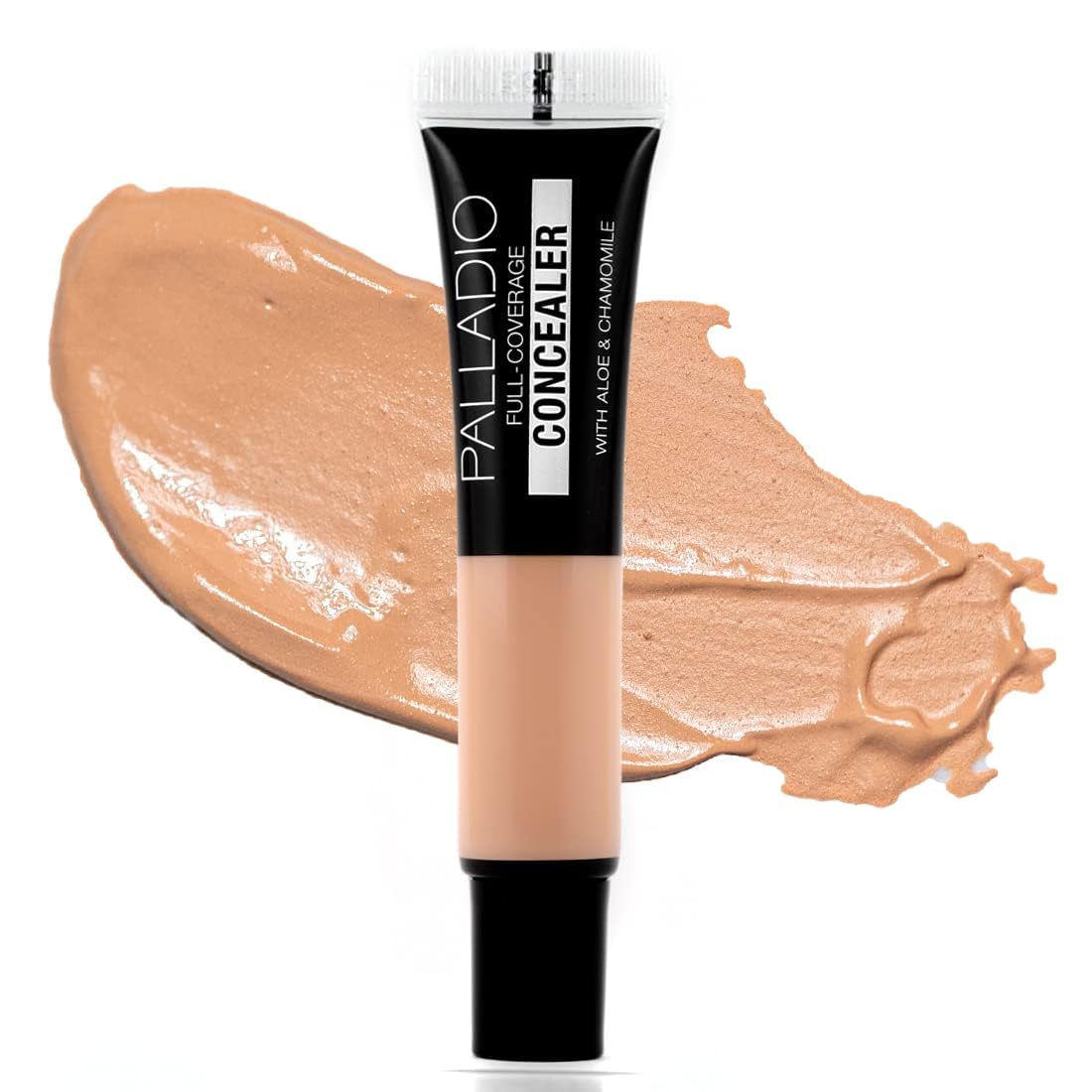 Palladio Full Coverage Concealer, Under Eyes Disguise, Creamy Face and Eye, Evens Skin Tone, Conceals Blemishes, Dark Circles and Fine Lines, Use with Concealer Brush, Chai Tea
