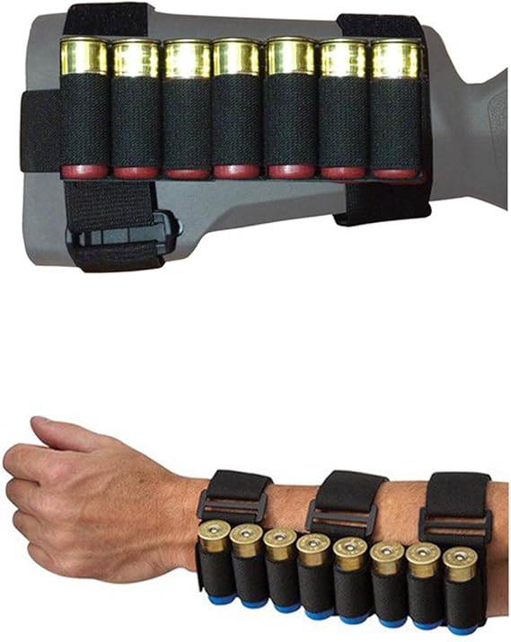 Tactical Pro Sports 7 Round Shotgun Stock Shell Holder + 8