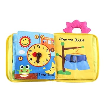 Pinfect Infant Kids Early Development Cloth Book Learning Educational Baby Toys