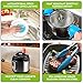 PerfeCome Set fits Instant Pot Accessories 6-8qt, Ninja Foodi, Emeril and Other Pressure Cooker - Instapot Steamer Basket, Round 7 inch Cake Pan, Silicone Egg Mold & more