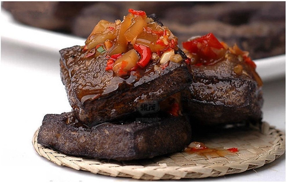 Qyz@ Chinese Special Leisure Food:hunan Changsha Specialty Stinky Tofu Spicy(120g2)