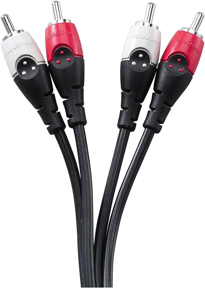 RadioShack 6Foot Stereo Audio Cable with RCA Electronics