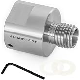 BMTURNING Lathe Spindle Adapter,Lathe Headstock Spindle Adapter,Converts 1-1/4" x 8TPI Female (Internal) to 1" x 8TPI Male (External) for Woodworking Lathe.