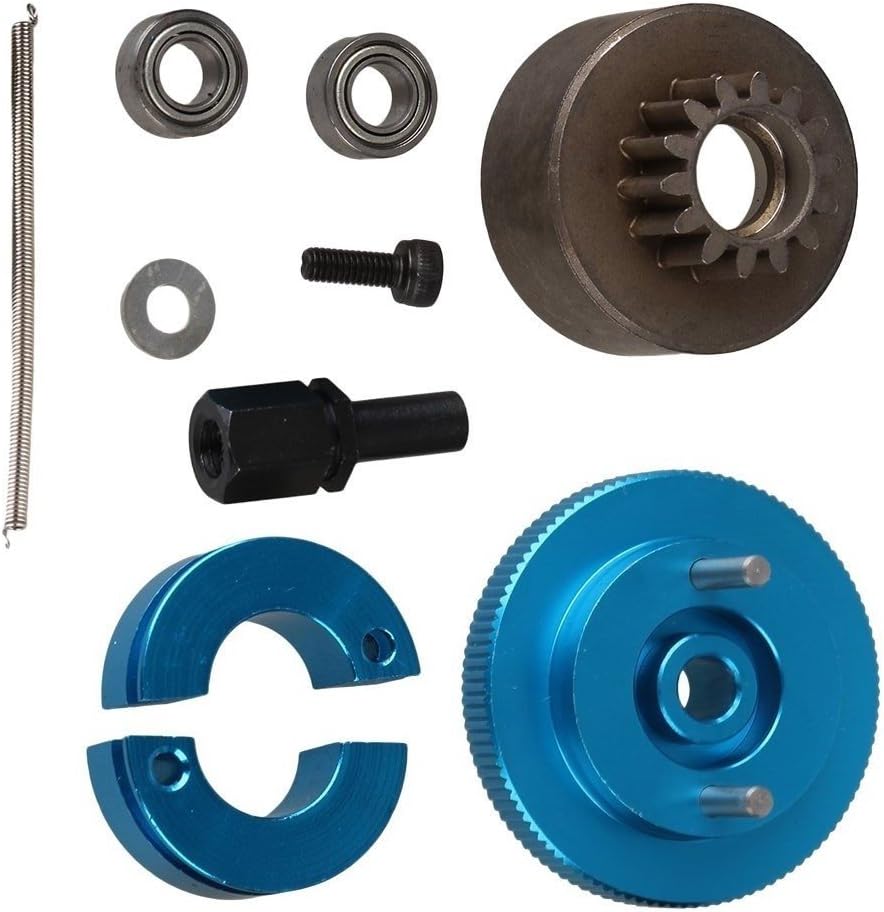 Yiguo RC 1:10 Car Upgrade Parts Blue Aluminum Alloy 14T Clutch Flywheel Set T10095