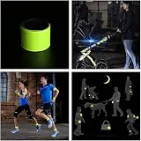 URAQT Reflector Strips 12 Pcs Reflective Snap Bands for Night Running Cycling view 5