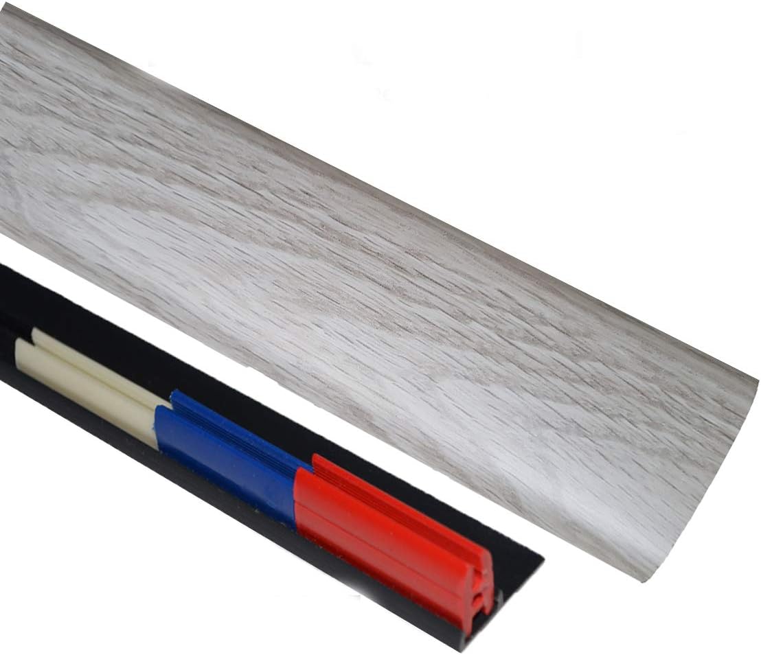 Stowe Oak Laminate Door Threshold Adjustable Height/Pivots 50mm x 90cm