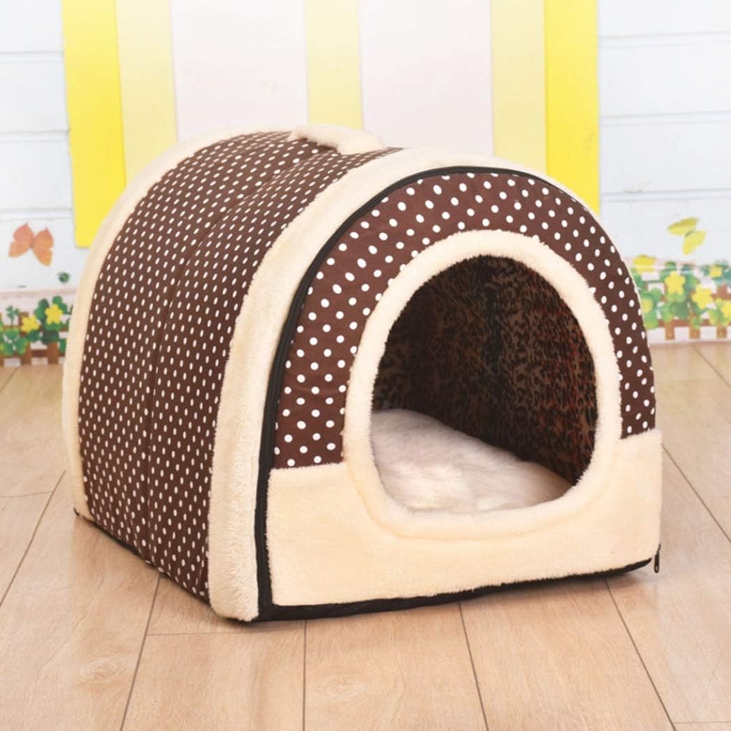 Amazon ドーム型 ペットハウス 2way 手提げ 模様 室内 犬小屋 ベッド 犬 猫 ドームハウスぐっすり眠れる 四季適用 ドーム型 ペットハウス 室内 犬小屋 ベッド 犬 猫 ドームハウス オールシーズン 洗濯でき L 低反発 ペットハウス Thld ベッド クッション 通販