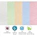 Kyapoo Baby Washcloths 10 Pack Premuim Bamboo Extra Absorbent and Soft for Babies,Newborns, Infants and Toddlers, Perfect for Sensitive Skin Baby Shower Gift,Colorful
