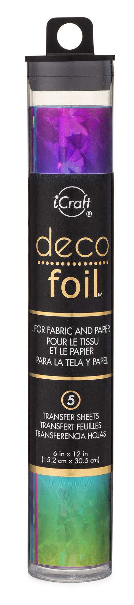 Deco FOIL 6"X12" Rainbow