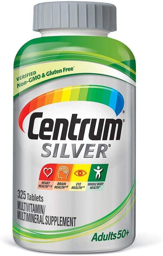 Centrum Silver Multivitamins For Adults 50+, 325 Tablets