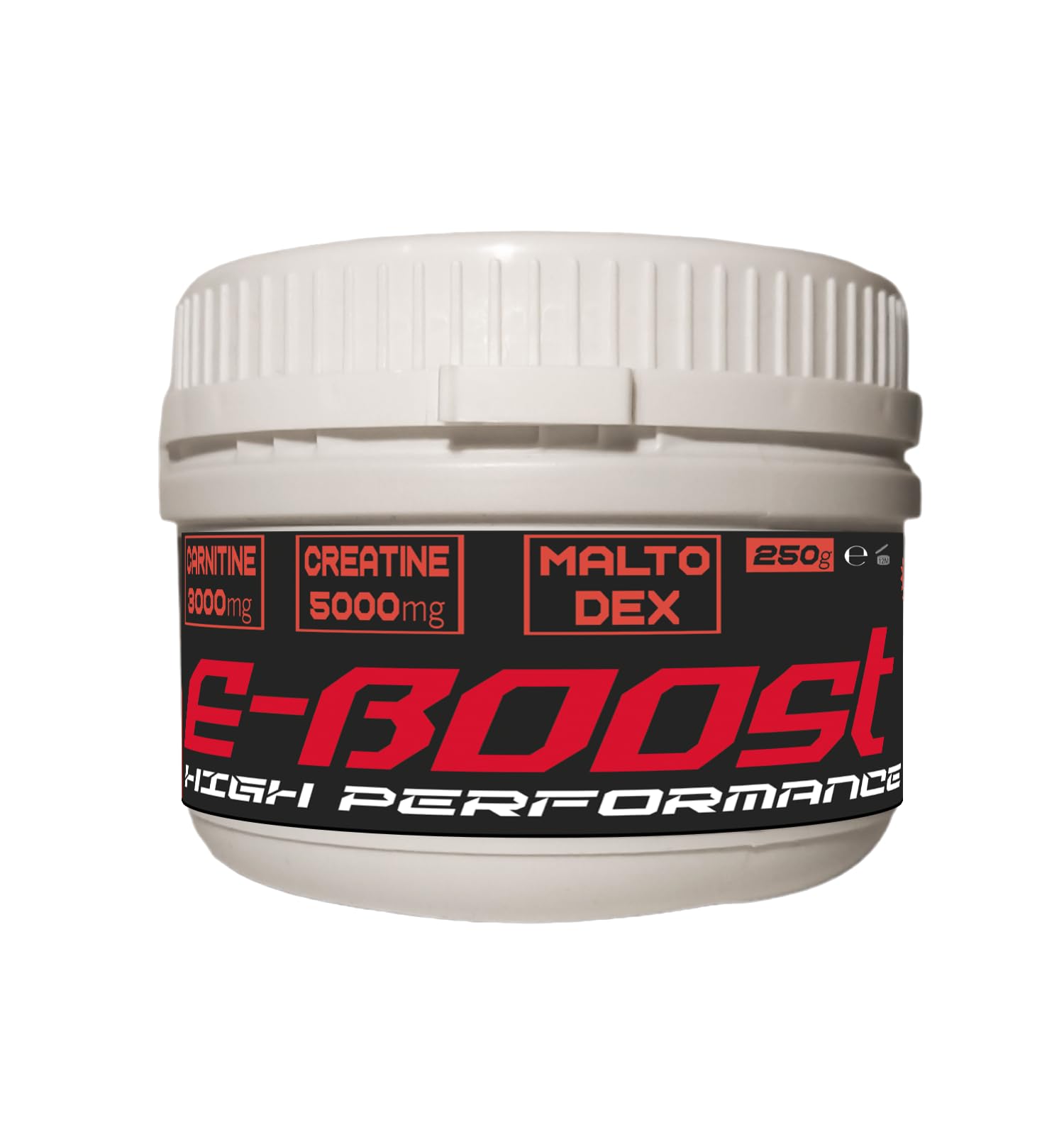 E-BOOST 125 Complément alimentaire pour chiens, énergie musculaire, augmente l'endurance pendant l'activité physique et accélère le temps de récupération.