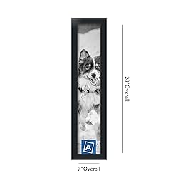 ArtToFrames 5x26 Inch Black Picture Frame, This