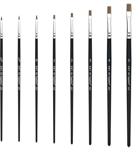 Amazon.com: XDT#839 Bright Artist Paint Brush 6 Piece Set Medium