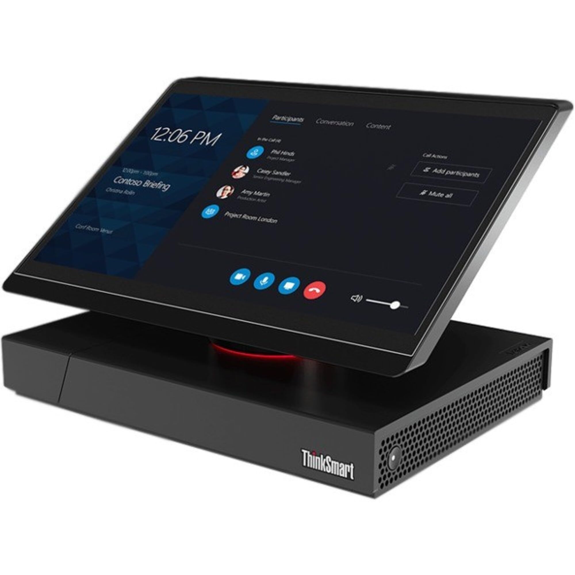 PC todo en uno Lenovo 10V50000US ThinkSmart Hub 500 10V5 de 11,6 - 8 GB de RAM - 128 GB SSD - Gráficos Intel HD - Negro