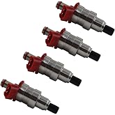 4 PCS Fuel Injectors G609-13-250 Replacement for B2600 Base 1989-1993 Replacement for MPV 1991-1994