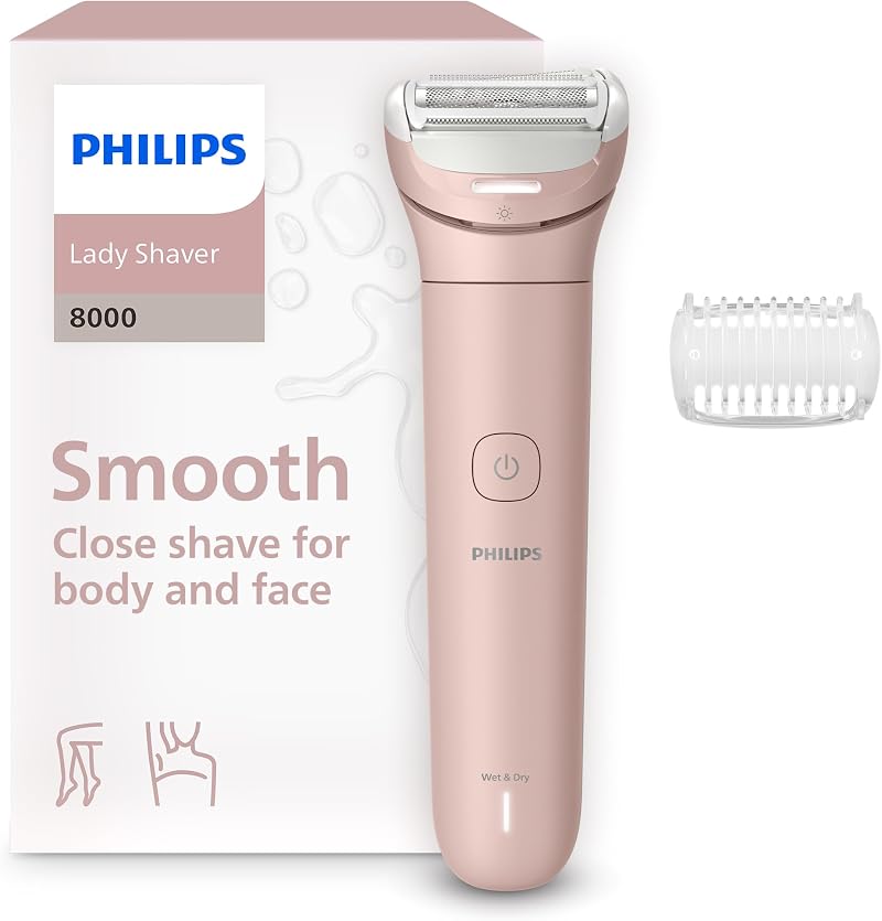 Philips Lady Shaver Series 8000 BRL129/00 Cordless Wet & Dry 3-Blade
